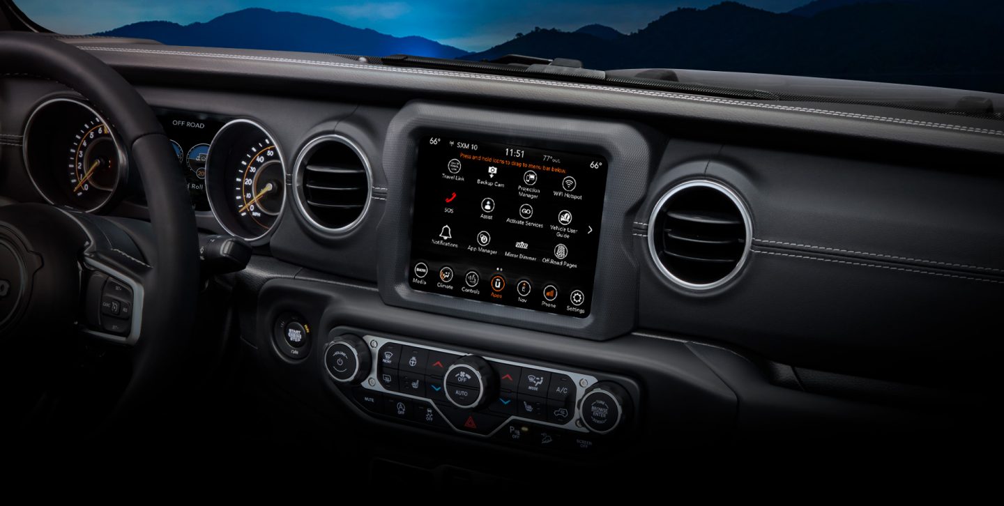 2022 Jeep® Wrangler Technology - Uconnect System and More